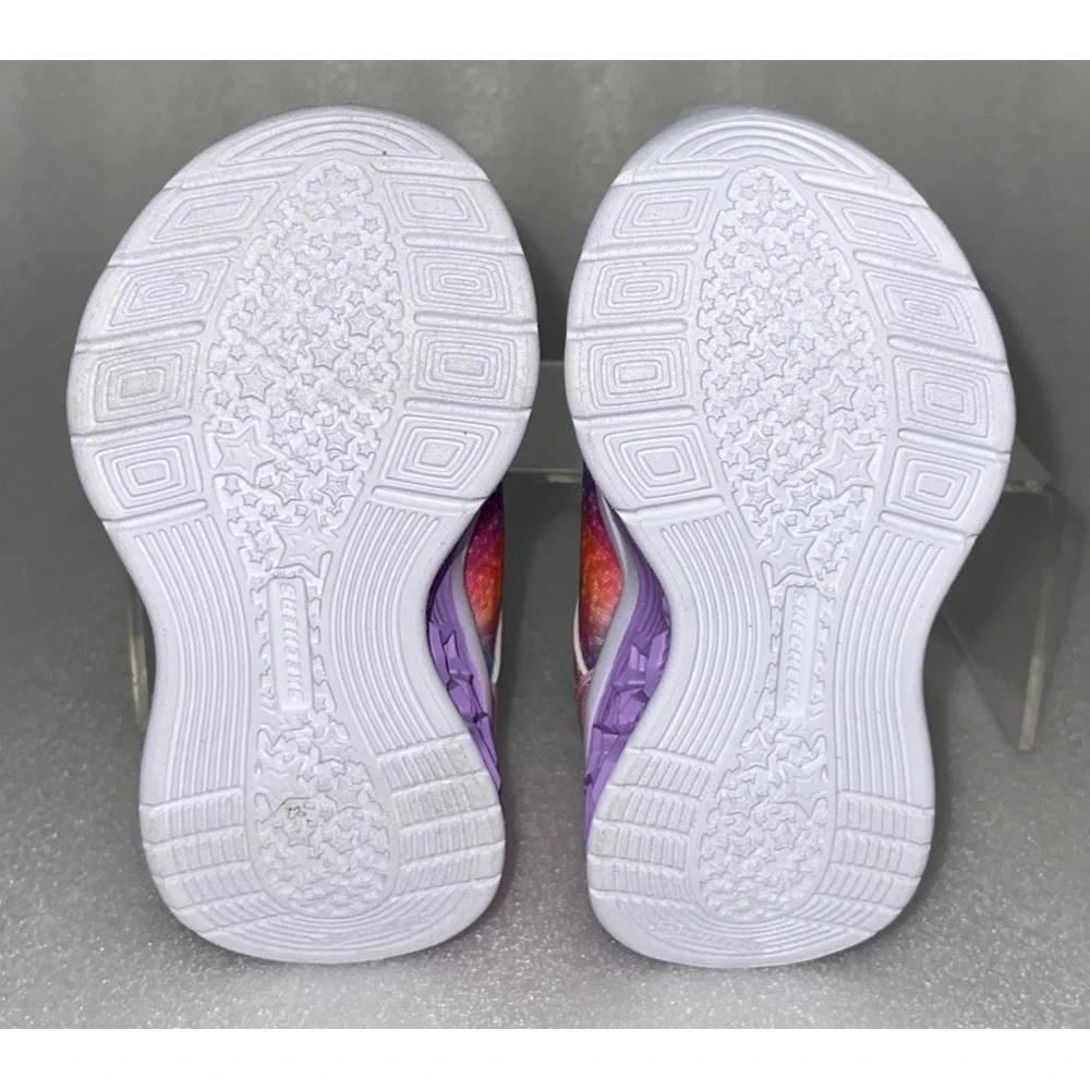 S Sport By Skechers Olive‎ Sneakers Light Up Stretch Laces Toddler Girls Size 5
